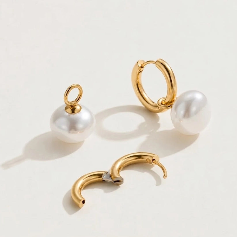 Pearly - Vintageinspirerade pärlörhängen