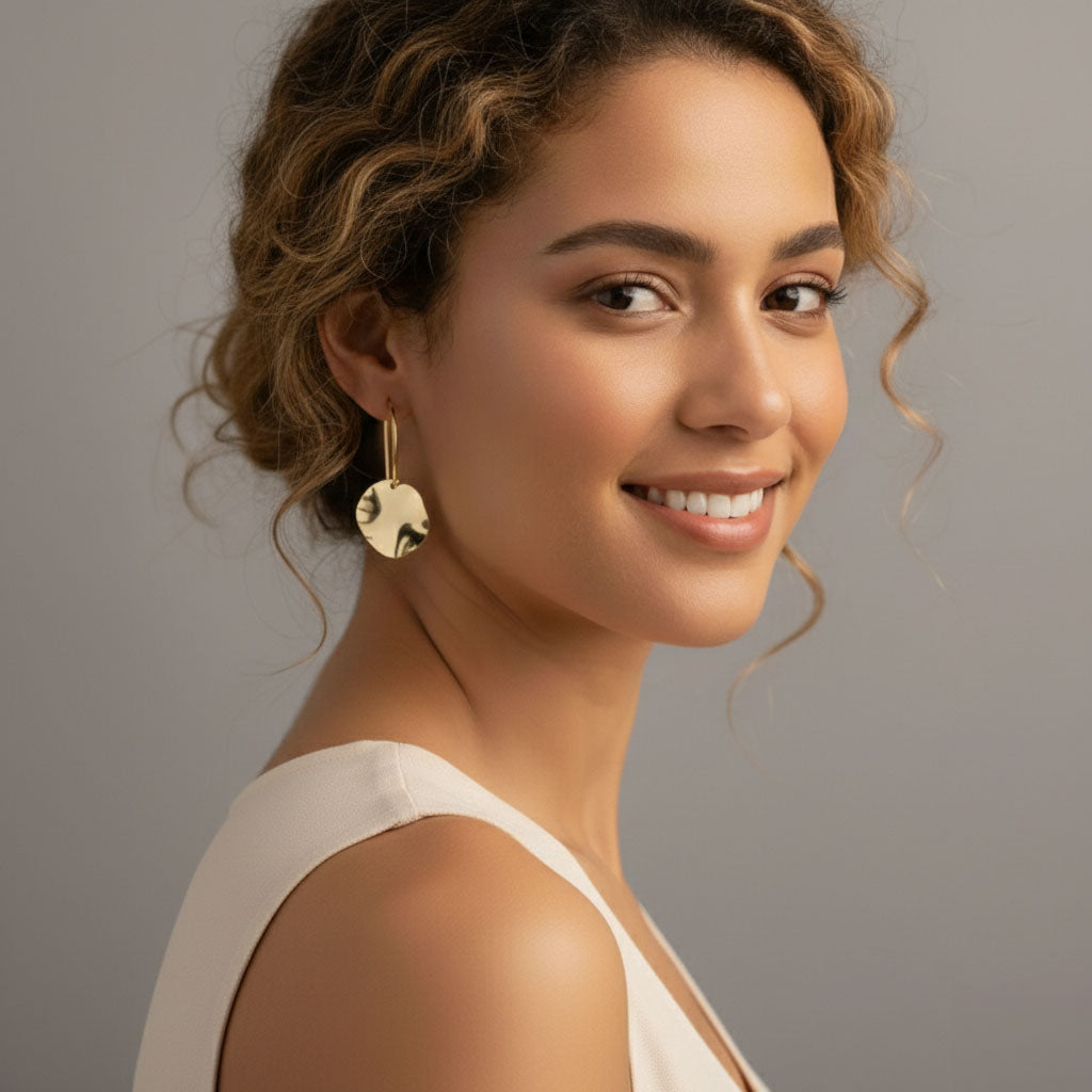 Rakel - Hoops med bricka