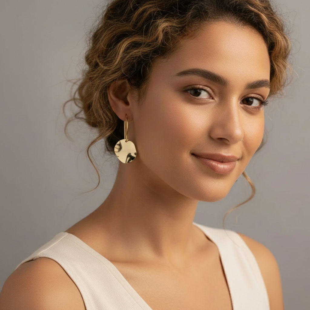 Rakel - Hoops med bricka