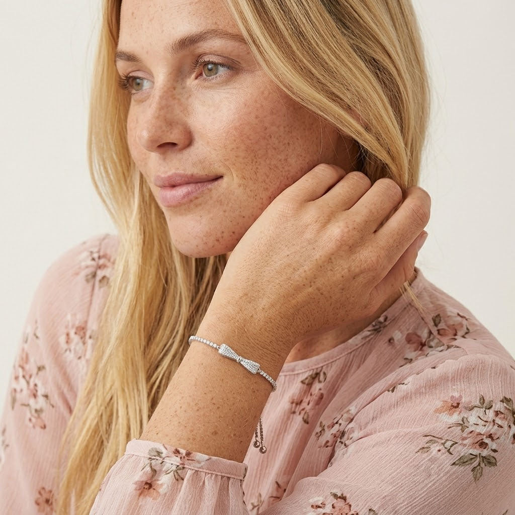 Rose - Armband med rosettmotiv