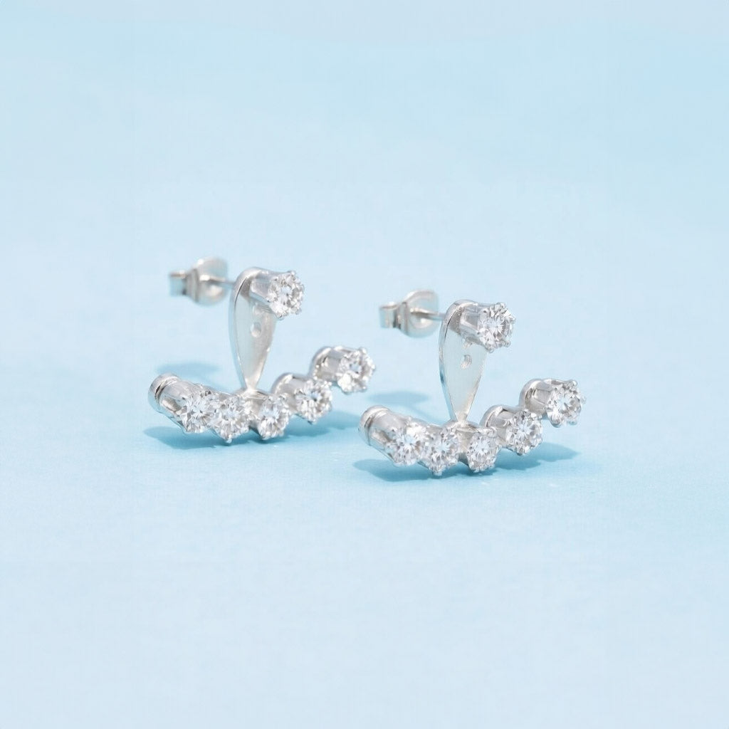 Seoul - Ear jackets med stenar