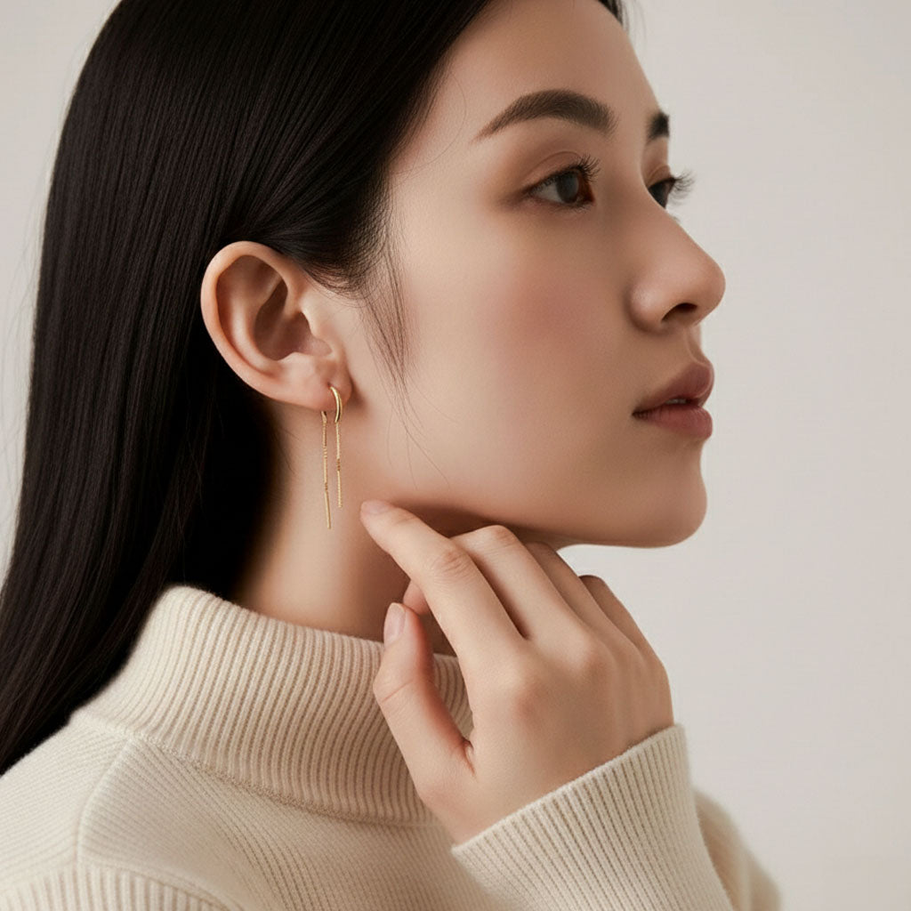 Shimmer Strings - Vackra tasselörhängen