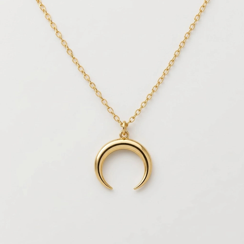 Sigrid - Halsband med liggande halvmåne