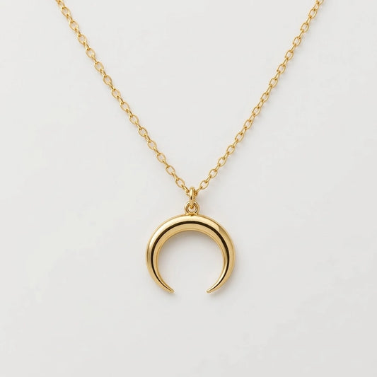 Sigrid - Halsband med liggande halvmåne