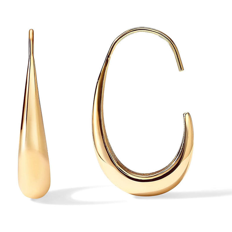 Simplicity - Trendigt J-formade örhängen