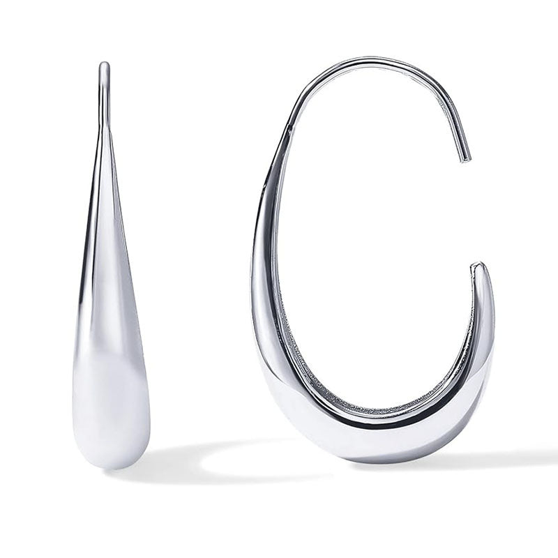 Simplicity - Trendigt J-formade örhängen