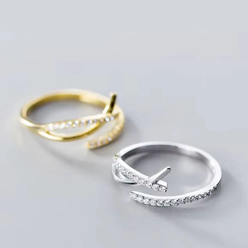 Sivra - Justerbar ring med böljande form