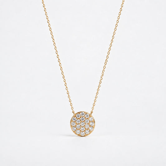 Snowfall – Halsband med glittrande hängsmycke