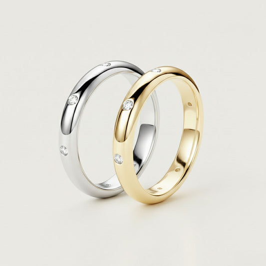 Stjärnklar - Ring med moissanite