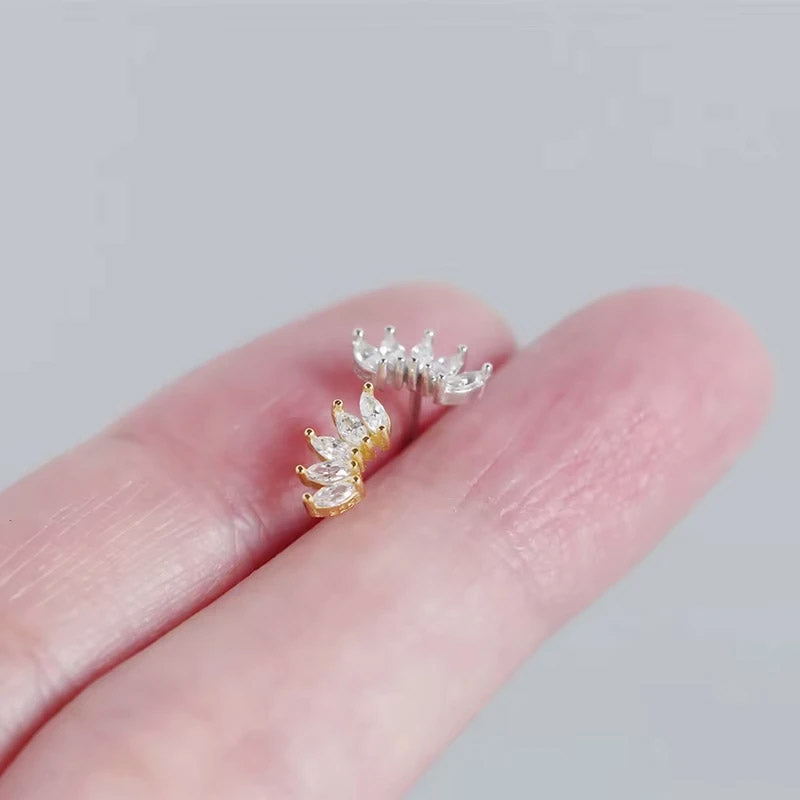 Tindra - Örhängen med marquiseform