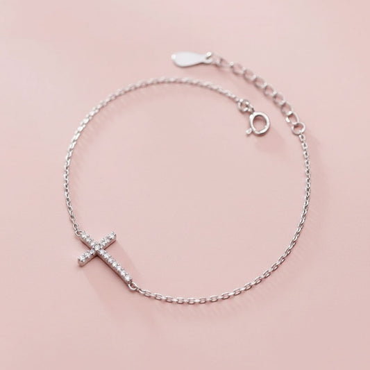 True - Armband med kors