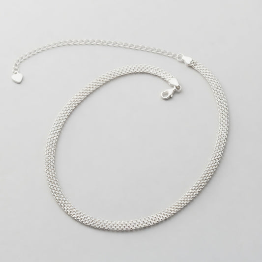 Indra -  Chokerhalsband med bredare kedja