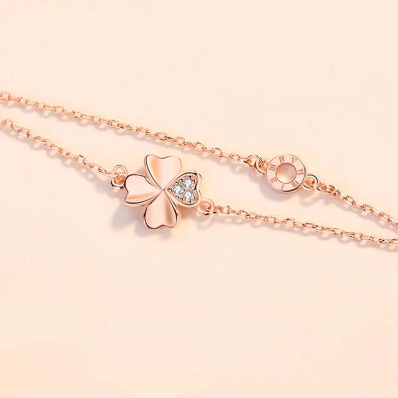 Wishleaf - Armband med fyrklöver