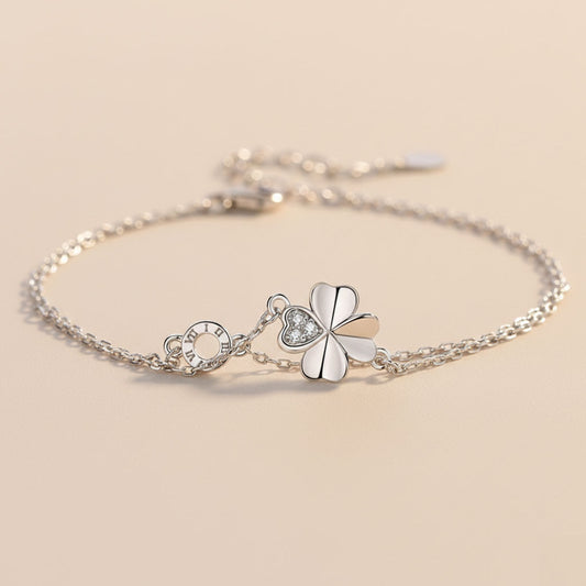 Wishleaf - Armband med fyrklöver