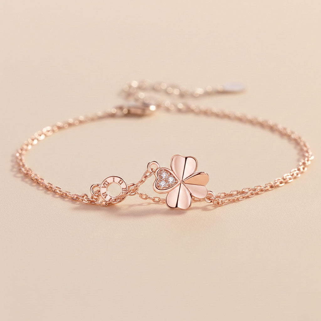 Wishleaf - Armband med fyrklöver