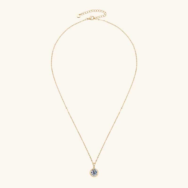 Yndis - Halsband med hängsmycke av moissanite